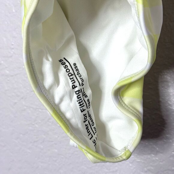 Cat & Jack Girls Gingham Check UPF 50+ One-Piece Swimsuit Green Medium (8) NEW! - Picture 9 of 9